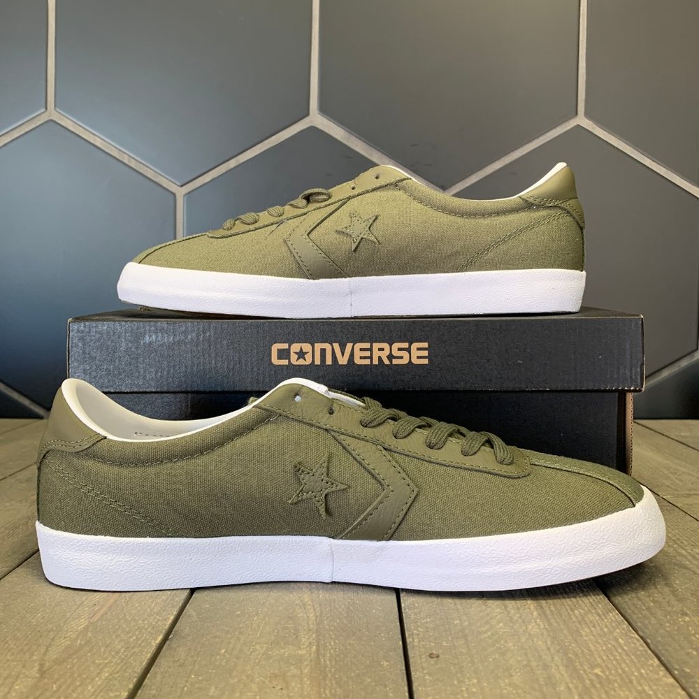 New W/ Box Mens Converse Breakpoint Ox Olive White - Picture 2 of 5